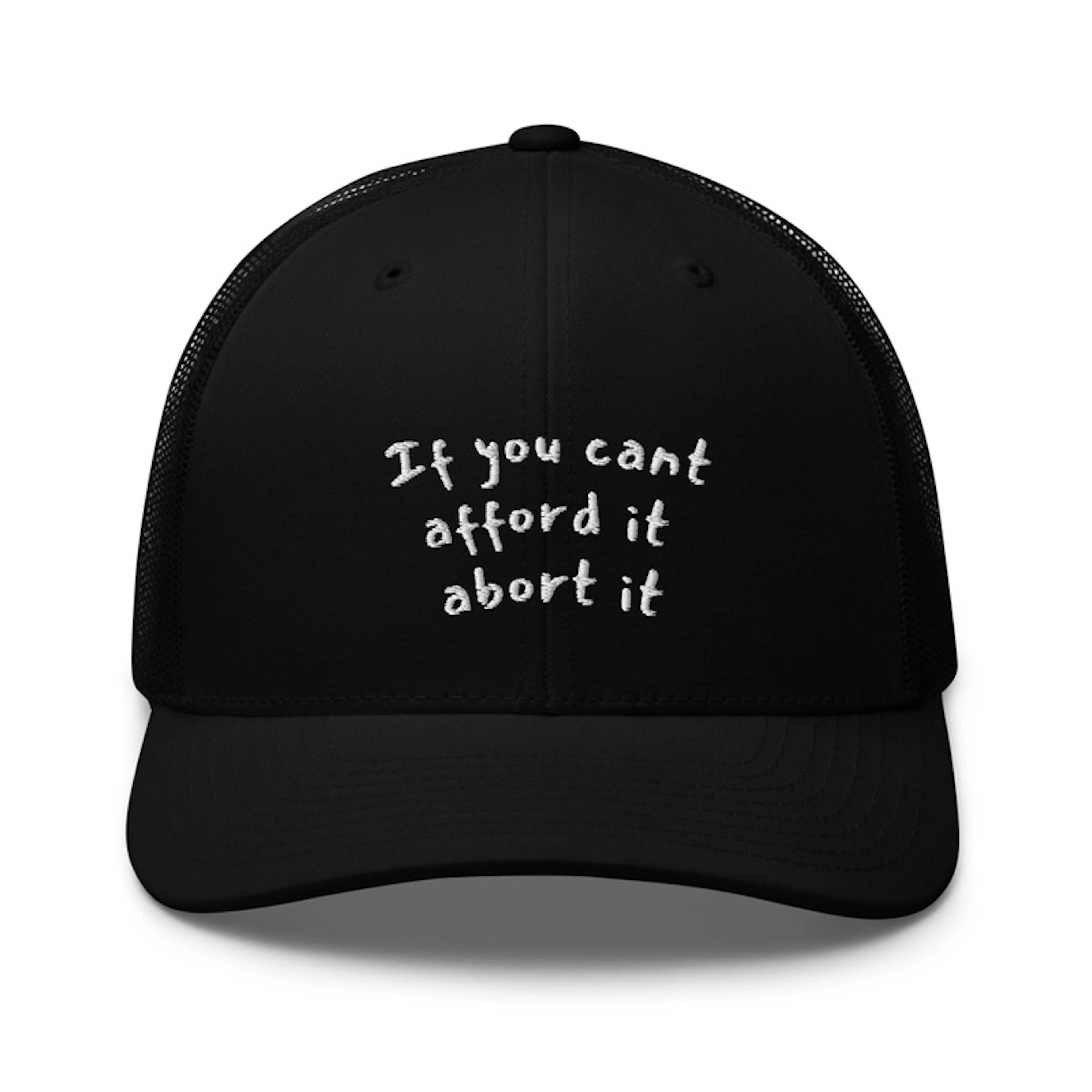 Abort it trucker hat